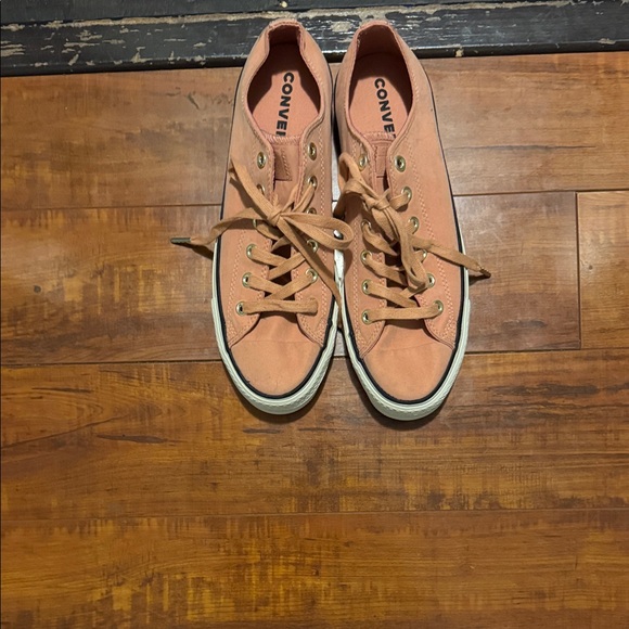 Converse Shoes - NWOT BLUSH PINK Converse Lace-Up Sneakers